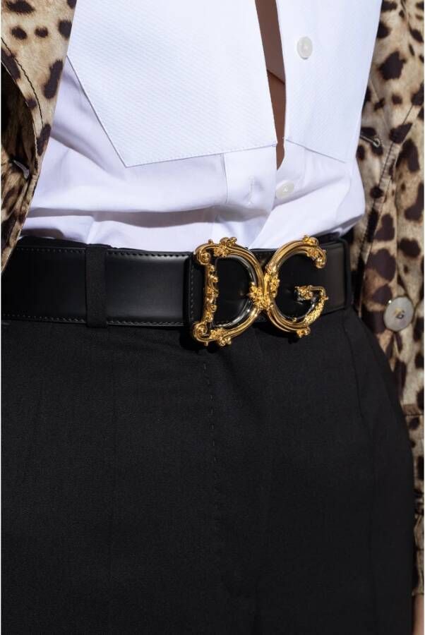 Dolce & Gabbana Stijlvolle Riemen voor Mannen en Vrouwen Black Dames