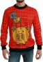 Dolce & Gabbana Rode Kristallen Varken Trui 2019 Collectie Rood Heren - Thumbnail 1
