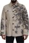 Dolce & Gabbana Beige Camouflage Katoenen Overhemd Beige Heren - Thumbnail 1