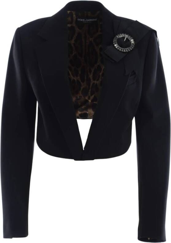 Dolce & Gabbana Light Jackets Zwart Dames