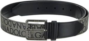 Dolce & Gabbana Logo Belt Zwart Heren