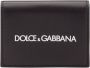 Dolce & Gabbana Premium Leren Bifold Portemonnee Black Heren - Thumbnail 1