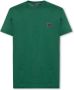 Dolce & Gabbana Heren Merklabel T-Shirt Groen Green Heren - Thumbnail 1