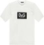 Dolce & Gabbana Katoenen t-shirt met DG-print Wit Heren - Thumbnail 1