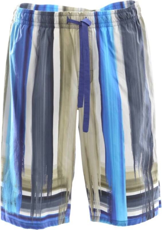 Dolce & Gabbana Long Shorts Blauw Heren