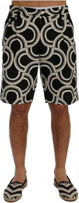 Dolce & Gabbana Long Shorts Zwart Heren