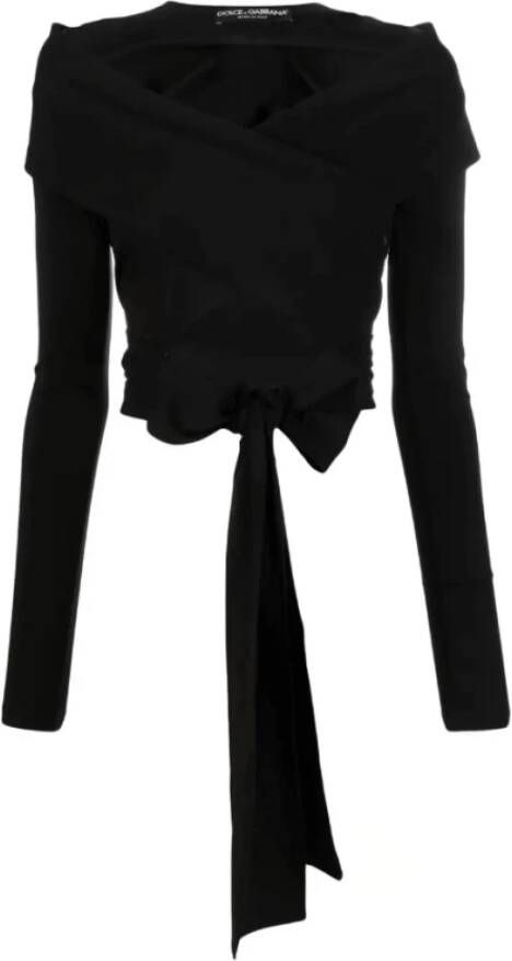 Dolce & Gabbana Long Sleeve Tops Zwart Dames