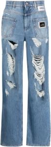 Dolce & Gabbana Loose-fit Jeans Blauw Dames