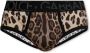 Dolce & Gabbana Luipaardprint slipjes Beige Heren - Thumbnail 1