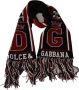 Dolce & Gabbana Luxe Cashmere Sjaal met Franjes en Logo Details Meerkleurig Heren - Thumbnail 1