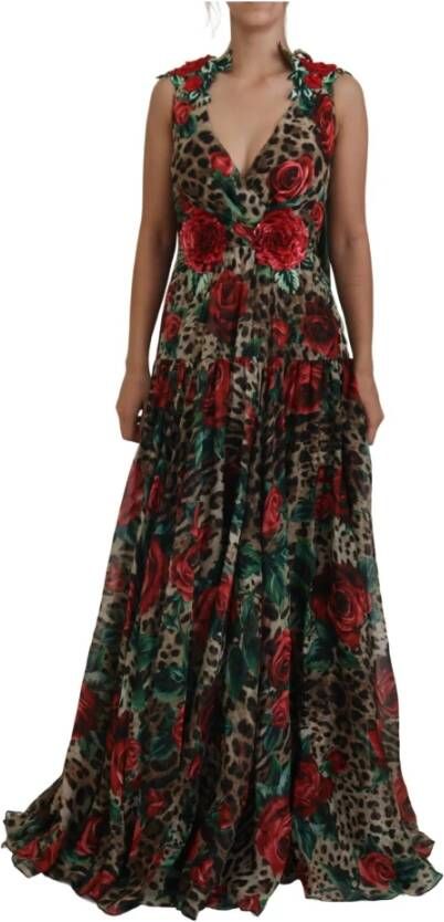 Dolce & Gabbana Maxi Dresses Meerkleurig Dames