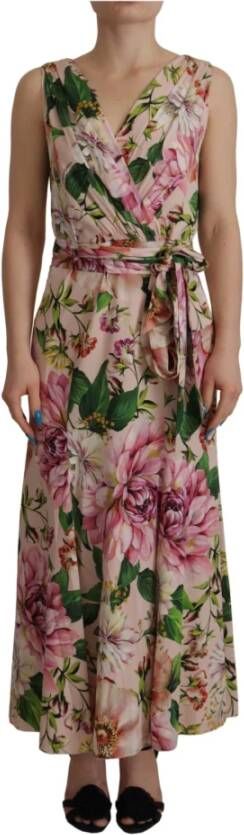 Dolce & Gabbana Maxi Dresses Roze Dames