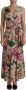 Dolce & Gabbana Pink Silk Floral Stretch Shift Wrap Dress Roze Dames - Thumbnail 1