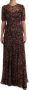 Dolce & Gabbana Gelegenheidsjurken Dolce Gabbana Shift Gown Black Dames - Thumbnail 1