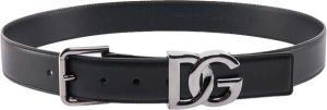 Dolce & Gabbana Men Accessories Belts Black Ss23 Zwart Heren