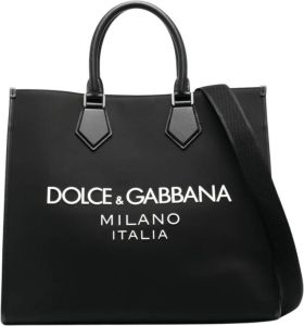 Dolce & Gabbana Men Bags Handbag Black Ss23 Zwart Heren