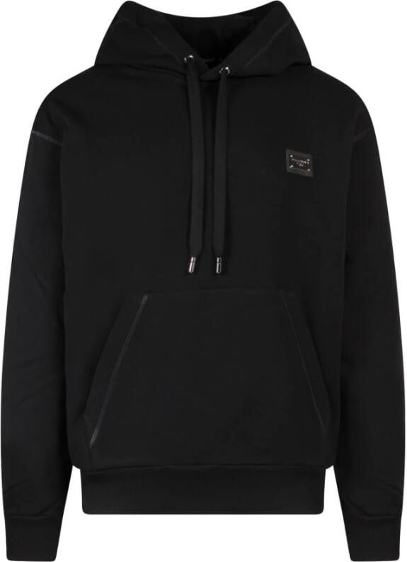 Dolce & Gabbana Men Clothing Sweatshirts Black Ss23 Zwart Heren
