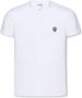 Dolce & Gabbana Witte T-shirt met Kroon en Laurierpatch White Heren - Thumbnail 1