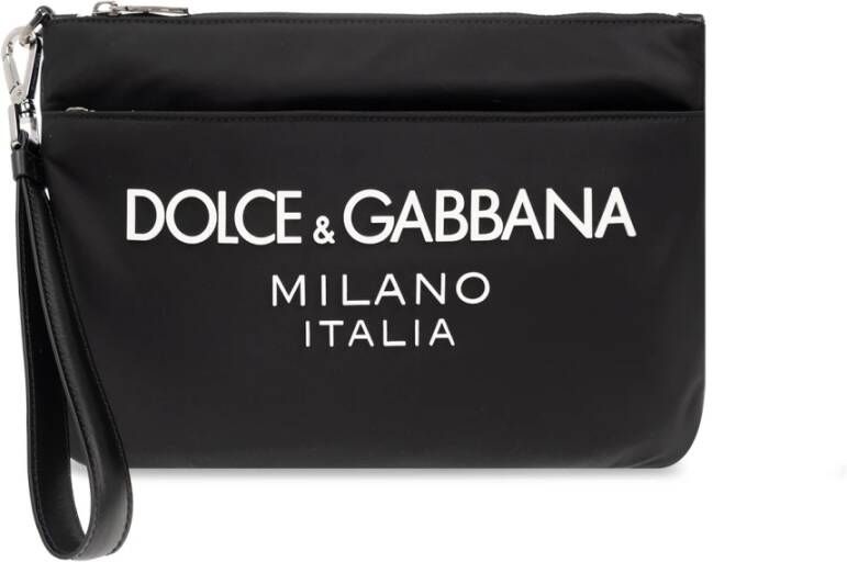 Dolce & Gabbana Stijlvolle Toilet Tas Zwart Black