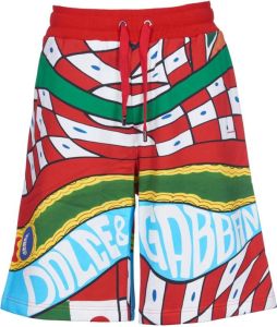 Dolce & Gabbana Metalen Pinafore Shorts Meerkleurig Heren
