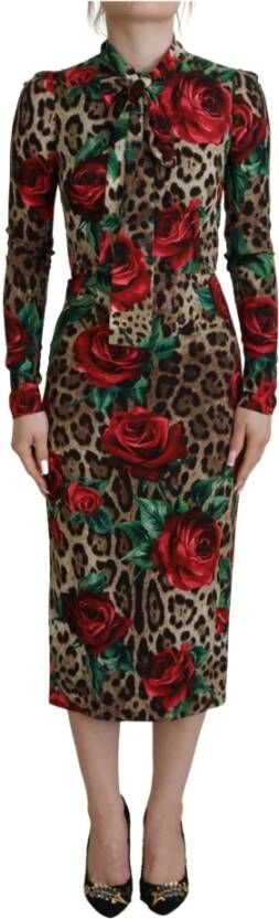 Dolce & Gabbana Midi Dresses Meerkleurig Dames