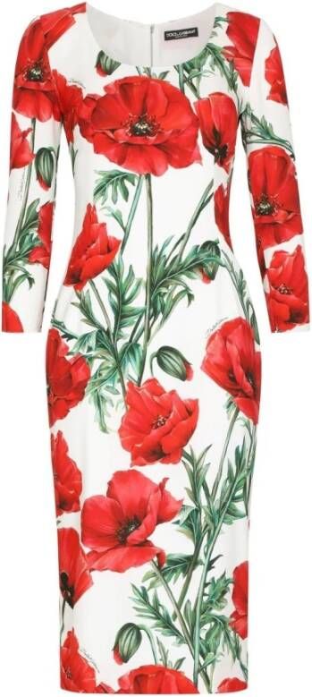 Dolce & Gabbana Midi Dresses Rood Dames