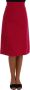 Dolce & Gabbana Elegante A-lijn wollen rok in roze Pink Dames - Thumbnail 1