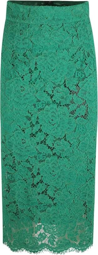 Dolce & Gabbana Stijlvolle Rokken Collectie Green Dames