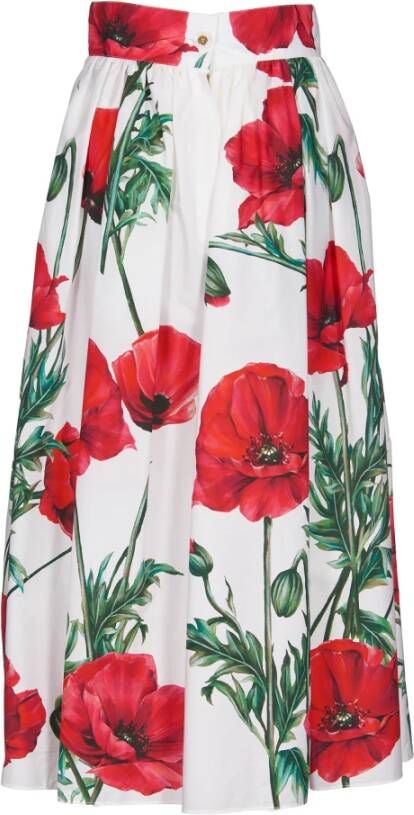Dolce & Gabbana Midi Skirts Wit Dames