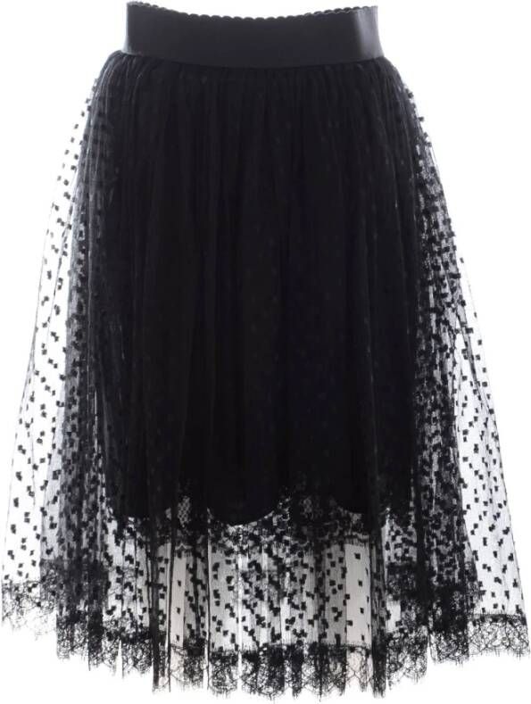 Dolce & Gabbana Midi Skirts Zwart Dames
