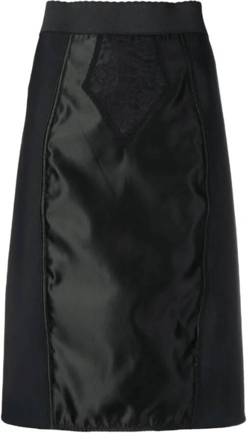 Dolce & Gabbana Midi Skirts Zwart Dames