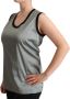 Dolce & Gabbana Silver Round Neck Sleeveless Casual Tank Top Grijs Dames - Thumbnail 1