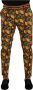 Dolce & Gabbana Multicolor Logo Mania Cotton Tapered Trouser Pants Meerkleurig Heren - Thumbnail 1