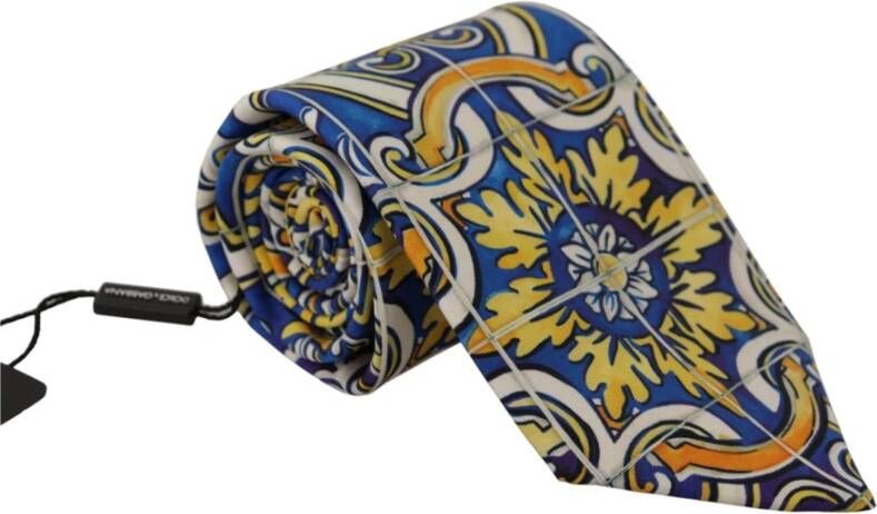 Dolce & Gabbana Zijden Stropdas voor Heren Professionele en Formele Stijl Multicolor Heren