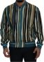 Dolce & Gabbana Multicolor Gestreepte Volledige Ritssluiting Jas Multicolor Heren - Thumbnail 1