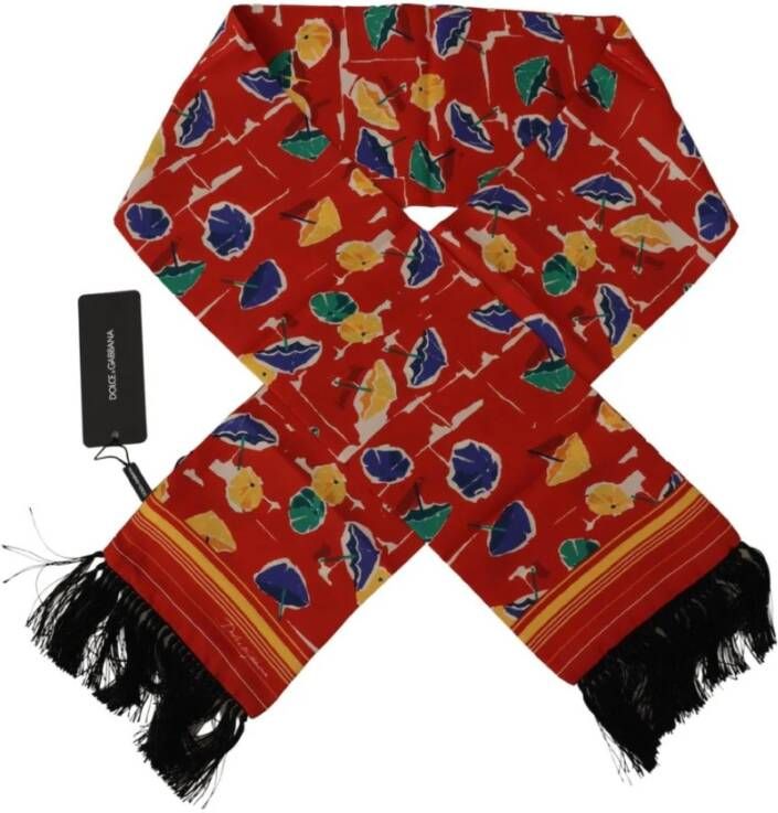 Dolce & Gabbana Multicolor Zijden Sjaal voor Heren Meerkleurig Heren