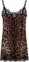 Dolce & Gabbana Leopard-Print Stretch Camisole Brown Dames - Thumbnail 1