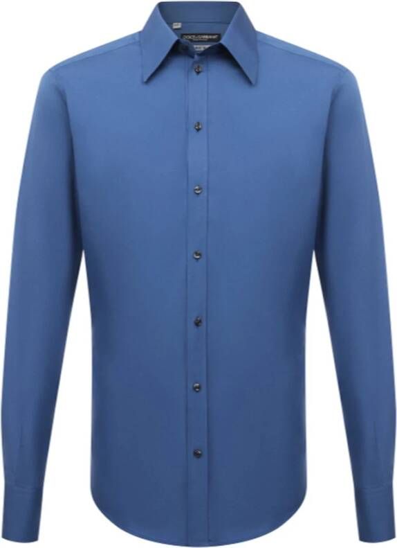 Dolce & Gabbana Normaal shirt Blauw Heren