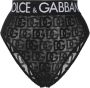 Dolce & Gabbana Hoge Taille Mesh Cheeky Bodems Black Dames - Thumbnail 3