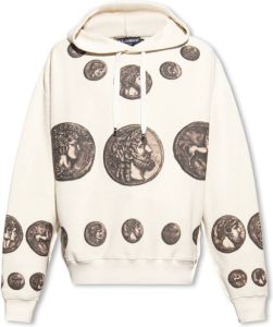 Dolce & Gabbana Oversized hoodie Beige Heren