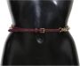 Dolce & Gabbana Kristallen Studs Taille Riem met Parel Purple Dames - Thumbnail 1