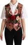 Dolce & Gabbana Mouwloos Bloemen Vest Beige Italië Multicolor Dames - Thumbnail 1