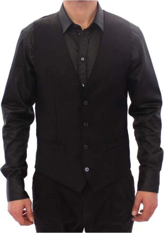 Dolce & Gabbana Pak Vest Zwart Heren