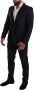 Dolce & Gabbana Blauw patroon Martini Slim FIT 2-delig pak Blue Heren - Thumbnail 2