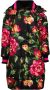 Dolce & Gabbana Lang gewatteerd jack met rozenprint Multicolor Dames - Thumbnail 2