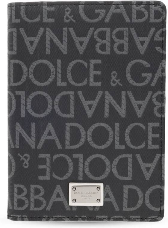 Dolce & Gabbana Zwarte Portemonnees Stijlvolle Collectie Black Heren