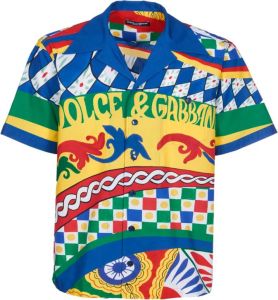 Dolce & Gabbana Pinafore Metal Overhemden Meerkleurig Heren