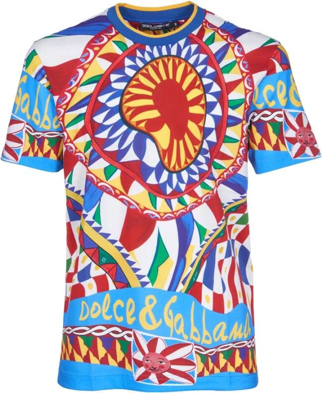 Dolce & Gabbana Pinafore Metal T-shirts en Polos Meerkleurig Heren