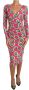 Dolce & Gabbana Dagjurk met Sicily Cupcake Bakery Print Pink Dames - Thumbnail 1