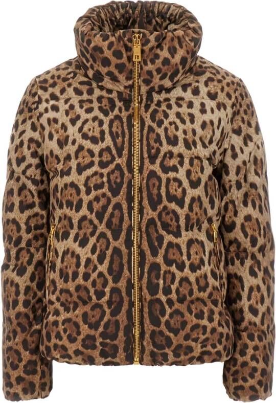 Dolce & Gabbana Piumini Donsjas Bruin Dames